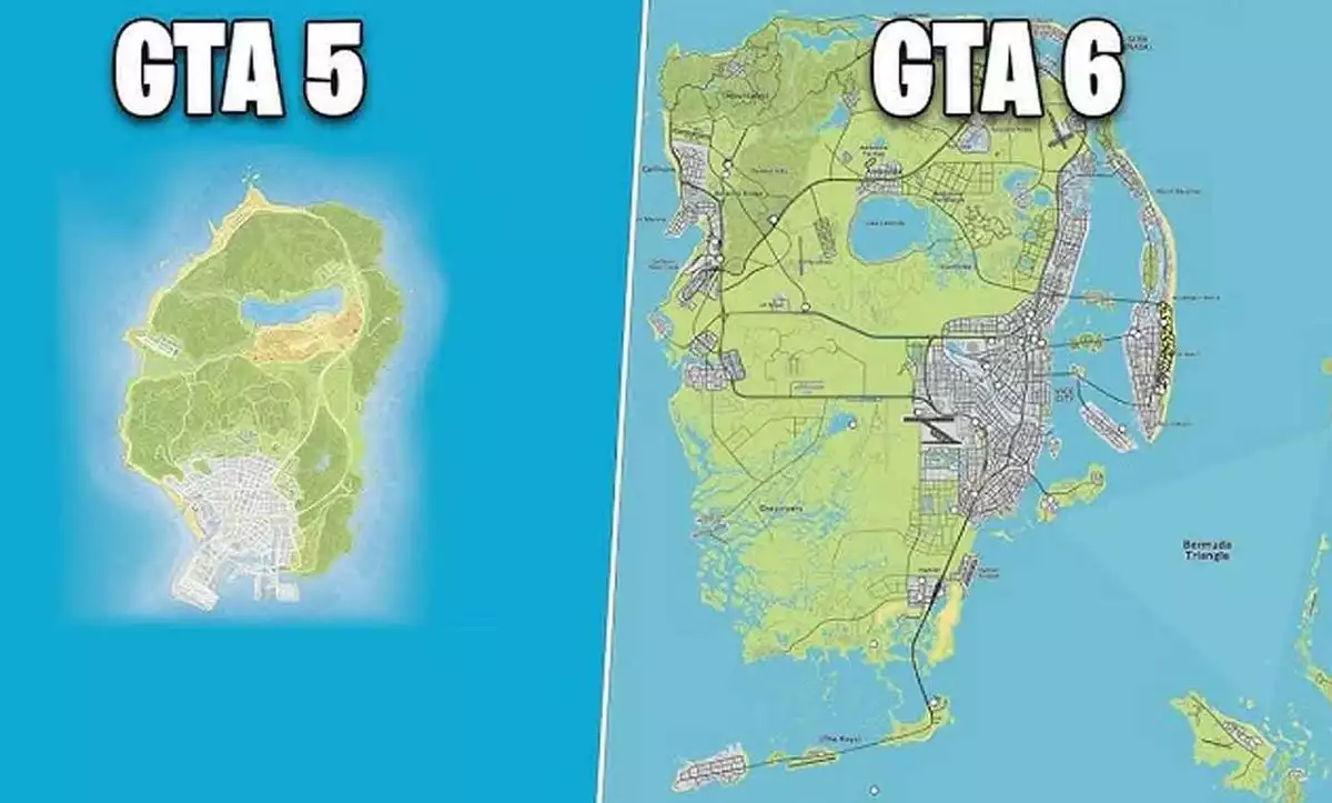 نقشه بازی GTA VI 