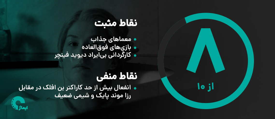 نمره ایماژ به فیلم دختر گمشده